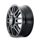 Mayhem 8107D Cogent Dually 20x8.25/8x165.1 BP/115mm Offset/121.3mm Hub Black w/ Milled Spokes Wheel