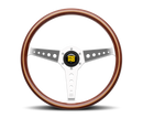 Momo California Wood Steering Wheel 360 mm - Mahogany Wood/Polished Spokes