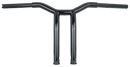 Burly Brand Dominator Raked Bar 12in - Matte Black