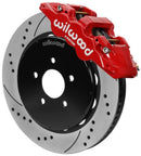Wilwood AERO6 Front Brake Kit 14.00 Drilled & Slotted 94-04 Ford Mustang Cobra Red w/Lines