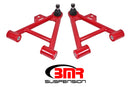 BMR 79-93 Fox Mustang Lower Non-Adj. A-Arms (Coilover Only) w/ STD. Ball Joint (Poly) - Red