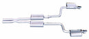 Gibson 05-10 Chrysler 300 C SRT8 6.1L 2.5in Cat-Back Dual Exhaust - Stainless