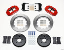 Wilwood Narrow Superlite 6R Front Hat Kit 14.00in Red Nissan 350Z/Fiti G35