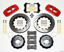 Wilwood AERO6 Front Hat Kit 14.25 Drilled Red 2006-10 Magnum/Challenger/Charger/300C