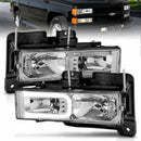 ANZO 1999-2000 Cadillac Escalade Crystal Headlights