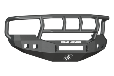 Road Armor 05-07 Ford F-250 Stealth Front Bumper w/Titan II Guard Wide Flare - Tex Blk