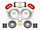 Wilwood Narrow Superlite 6R Front Hat Kit 14.00in Red 2005-Up Mazda Miata w/ Lines