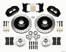 Wilwood Narrow Superlite 6R Front Hub & 1PC Rtr Kit 12.88in Drilled 67-69 Camaro 64-72 Nova Chevelle