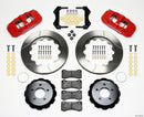 Wilwood AERO6 Front Hat Kit 14.25 Red 2006-10 Magnum/Challenger/Charger/300C