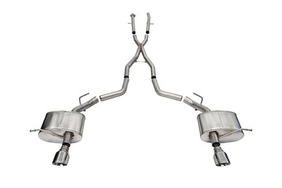 Corsa 2011-2025 Dodge Durango Xtreme 2.5in Cat-Back Dual Rear Exit w/ Single 4.5in Polished Tips