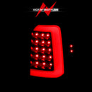 ANZO 1997-2004 Dodge Dakota LED Taillights Black Housing Clear Lens Pair