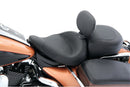 Mustang 83-21 Harley Electra Glide,Rd King Police Standard Touring Passenger Seat Textured - Black