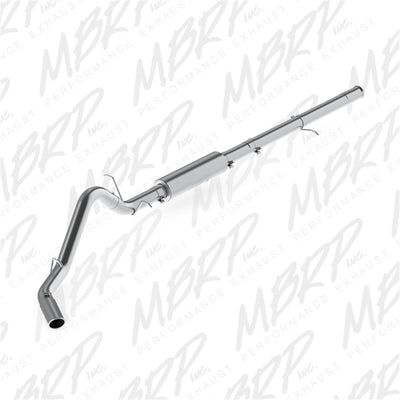 MBRP 2014 Chevy/GMC 1500 Silverado/Sierra 6.2L V8 Aluminum 3.5in C/B Single Side Exit Exhaust
