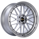 BBS LM 20x9.5 5x120 ET37 Diamond Silver Center Diamond Cut Lip Wheel -82mm PFS/Clip Required