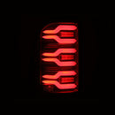 AlphaRex 19-21 Dodge Ram 1500 Luxx-Series LED Tail Lights Black w/Activ Light/Seq Signal