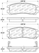 StopTech Performance 4/89-99 Mitsubishi Eclipse GST Rear Brake Pads