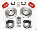 Wilwood Forged Dynalite P/S Park Brake Kit Red Big Ford New 2.50in Offset Currie Blank
