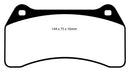 EBC 03-06 Jaguar XJR 4.2 Supercharged Redstuff Front Brake Pads
