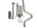 aFe MACHForce XP Cat Back SS Exhausts Black Tips 05-12 Toyota Tacoma L4-2.7L
