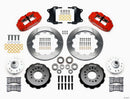Wilwood Narrow Superlite 6R Front Hub Kit 12.88in Red Heidts Tri -5 2 inch Drop Spindle