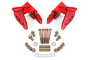 BMR 64-72 Chevy Chevelle Rear Control Arm Relocation Brackets - Red