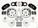 Wilwood Dynapro 6 Front Hub Kit 12.19in Drilled 1970-1973 Mustang Disc & Drum Spindle