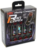 Project Kics 20 PCS (NO LOCKS) Neocro R40 Iconix W/ Plastic Cap (Black) - 12X1.50