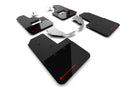 Rally Armor 21-25 Ford Bronco (Steel Bmpr + RB - NO Rptr/Sprt) Blk Mud Flap w/Red Logo