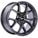 BBS SR 17x7.5 5x100 ET37 Satin Grey Wheel -70mm PFS/Clip Required