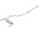 Borla 16-17 Ford Focus RS 2.3L MT Round Angle-Cut Tips Split Rear Exit ATAK Catback Exhaust
