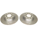 Power Stop 2019 Volkswagen Jetta Rear Evolution Drilled & Slotted Rotors - Pair