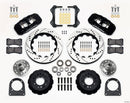 Wilwood AERO6 Front Hub Kit 14.00in Drilled TCI-IFS 71-78 (Pinto Based)