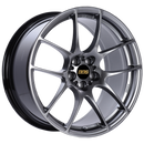 BBS RF 18x9 5x114.3 ET48 Diamond Black Wheel -82mm PFS/Clip Required