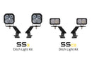 Diode Dynamics 19-21 Ford Ranger Stage Series 2in LED Ditch Light Kit - Pro White Combo