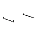 Road Armor TRECK Dual Lower 5-1/2-6ft Bed Accessory Rail Mounts - Tex Blk (Pair)