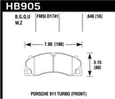 Hawk 14-18 Porsche 911 DTC-60 Race Rear Brake Pads