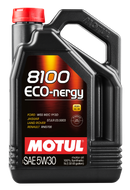 Motul 5L Synthetic Engine Oil 8100 5W30 ECO-NERGY - Ford 913C - Case of 4