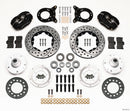 Wilwood Forged Dynalite Front Kit 11.00in Drilled 1965-1969 Mustang Disc & Drum Spindle