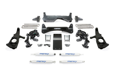 Fabtech 11-19 GM 2500HD 2WD/4WD 6in RTS System w/Perf. Shocks