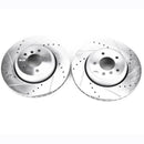 Power Stop 08-10 BMW 535i Rear Evolution Drilled & Slotted Rotors - Pair
