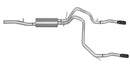 Gibson 15-18 Chevrolet Tahoe LS 5.3L 2.25in Cat-Back Dual Split Exhaust - Black Elite