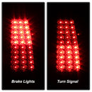Xtune Chevy Silverado 1500/2500/3500 99-02 LED Tail Lights Red Smoke ALT-ON-CS99-LED-RS