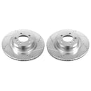 Power Stop 06-09 Land Rover Range Rover Front Evolution Drilled & Slotted Rotors - Pair