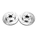 Power Stop 05-06 Chrysler Crossfire Rear Evolution Drilled & Slotted Rotors - Pair