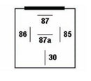 Hella Relay Mini Iso 5 Pole 24V Spdt Bkt