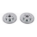 Power Stop 11-14 Mazda 2 Front Evolution Drilled & Slotted Rotors - Pair