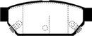 EBC 93-96 Eagle Summit 1.5 Greenstuff Rear Brake Pads