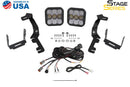 Diode Dynamics Stage Series Ditch Light Kit for 2019-Present Ram SS3 Sport - White Combo