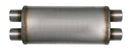 Diamond Eye Muffler 3-1/2in DL IN/DL OUT 22in BODY 28in OVERALL OVAL