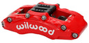 Wilwood Caliper - AT6 Lug Mount Red 1.75in/1.38in/1.38in Piston .75in Rotor - Right Side